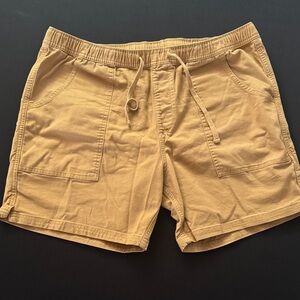 Men's Yellow / Tan Casual Shorts by Katin
